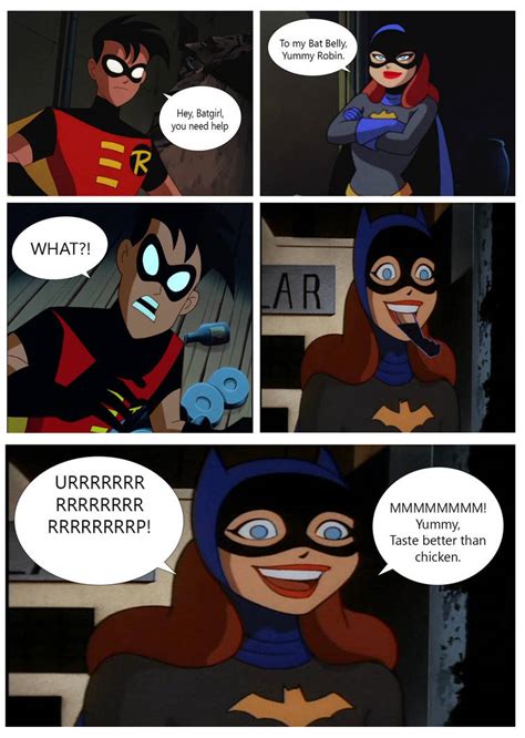 Batgirl Vores Robin Tas Vore Comic By Phantommanofdarkness On Deviantart