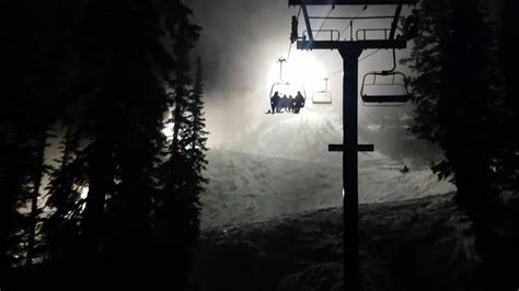 Night Skiing At Brighton Utah Youtube