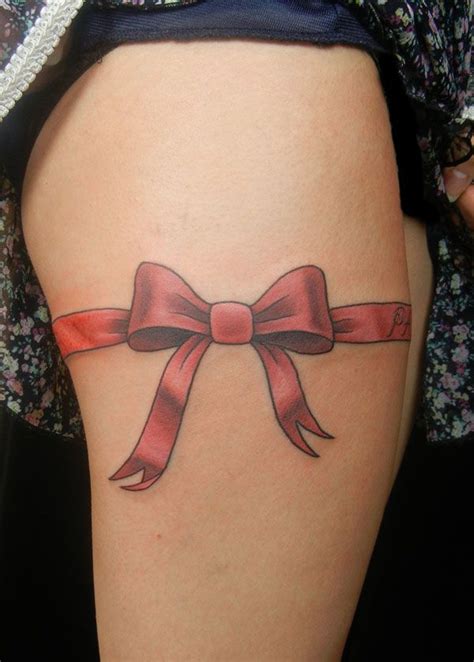 Bow Thigh Tattoo Megon Shore Tattoos November 2011 Tattoos For Daughters Tattoos For Women