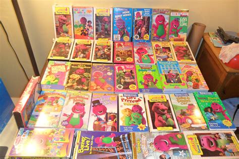 Barney and friends vhs tape be a friend time life video purple dinosaur 1992. Huge Lot of Barney VHS Video Tapes (SOLD)