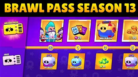 Brawl Pass Season 13 Rewards Youtube