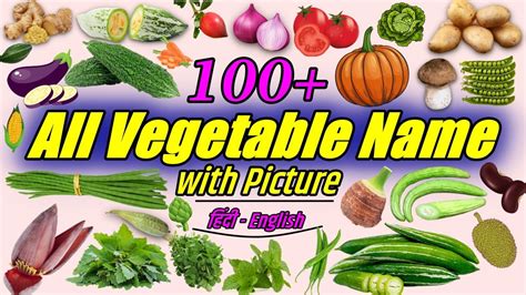 100 Vegetables Name English Mein Indian Vegetables Names In Hindi And English With Pictures