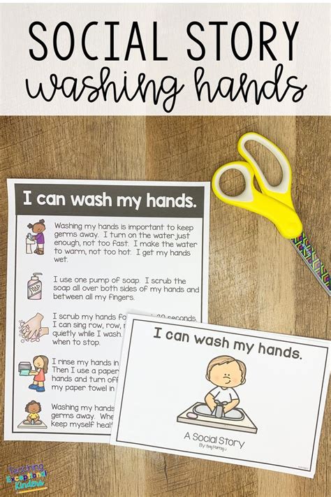 A story hand is a gentle hand massage accompanied by a personalized social story that helps a child deal with stress or anxiety. Washing Hands Social Story in 2020 | Social stories ...