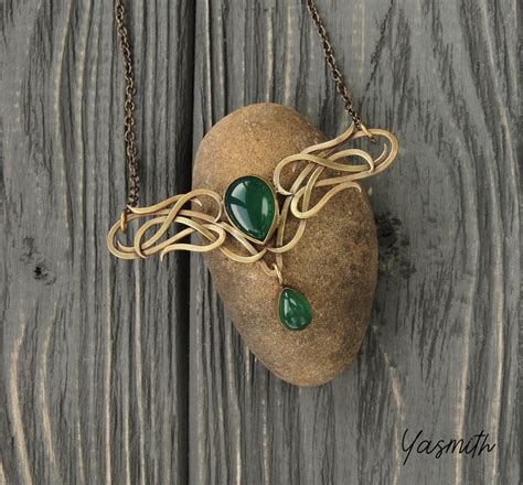 Elven Necklace Celtic Pendant Elvish Jewelry Elven Ts Women Etsy