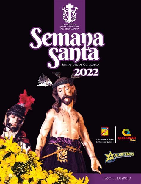 Calaméo Revistaprograma Semana Santa 2022 Santander De Quilichao