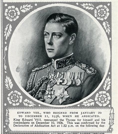 Abdication Of King Edward Viii In 1936 Available As Framed Prints