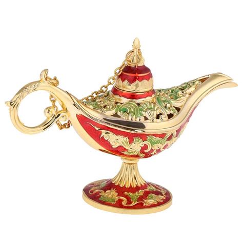 If magic genie lamps were real? Retro Magic Panto Legend Genie Oil Lamp Wish Pot Fancy ...