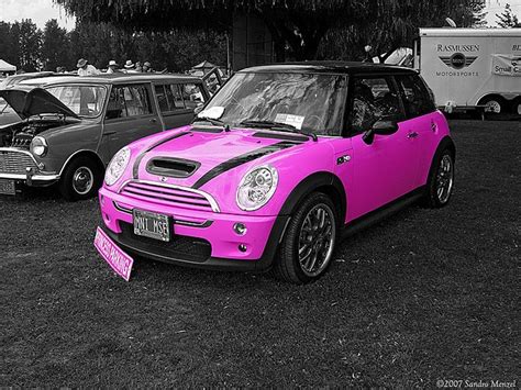 Hot Pink Mini Cooper S Pink Mini Coopers Mini Cooper S Mini Cooper