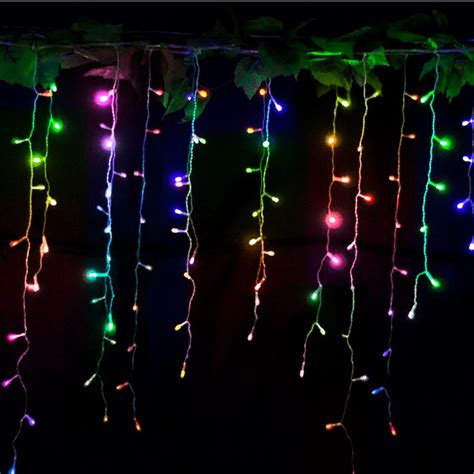 Led Curtain Icicle String Light 220v 35m 96leds Drop 030405m Led