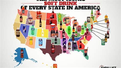 Map Shows Most Popular Iconic Soda For Each State