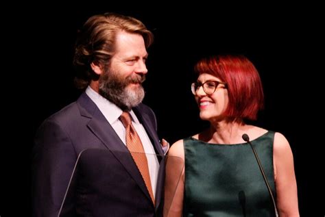 ‘talking Singing And Sex Acts Megan Mullally And Nick Offerman On
