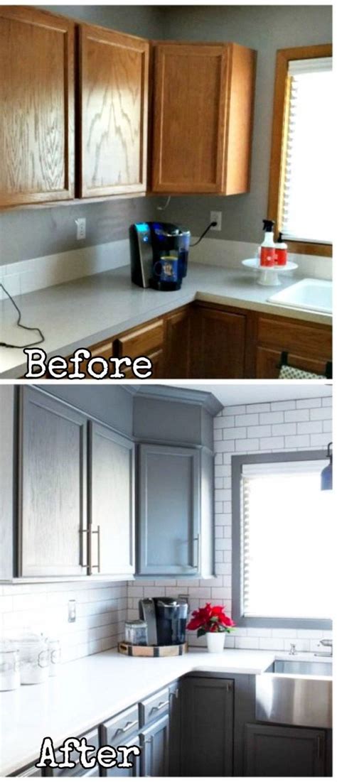 Tying your small kitchen's style to that of the adjoining room, whether by flooring, cabinetry, or color, is another tip for making the compact space appear larger through a sense of unity. Small Kitchen Remodels Before and After PICTURES To Drool ...