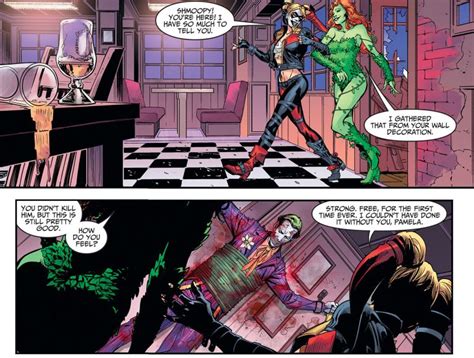 Harley Quinn And Poison Ivy Kiss Injustice Gods Among Us Batman Fan