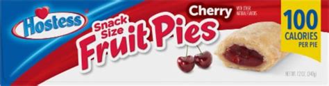 Hostess® Snack Size Cherry Fruit Pies 12 Ct 1 Oz Bakers