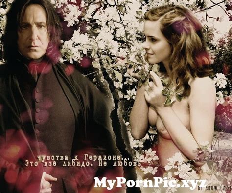 Alan Rickman Emma Watson Harry Potter Hermione Granger Severus Snape Snow Lady Fakes