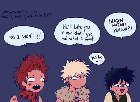 Betchyoubetter On Twitter Kirishima Takes A While To Go From Dragon