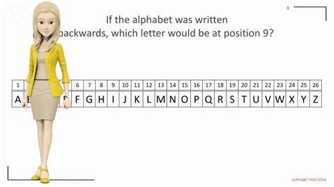 Gl And Cem 11 Plus Verbal Reasoning Alphabet Positions Youtube