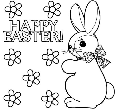 Easy Easter Coloring Pages At Getdrawings Free Download