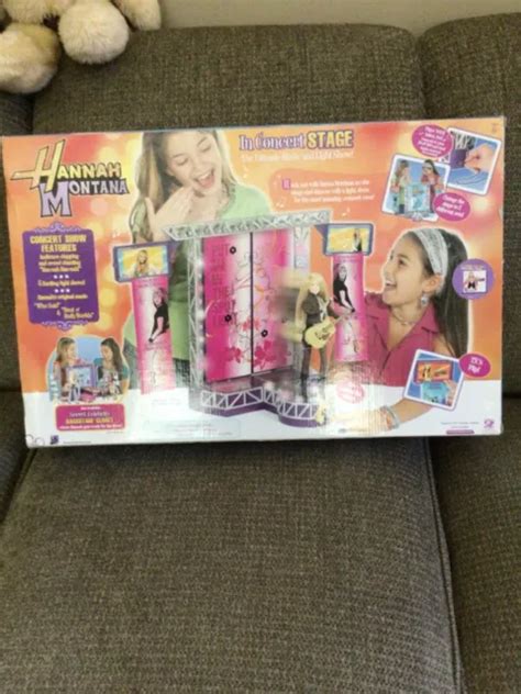 Disney Hannah Montana Concert Stage Doll Barbie Type Playset New 125