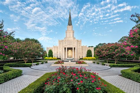 Houston Texas Temple. Robert A. Boyd Fine Art and LDS Temples