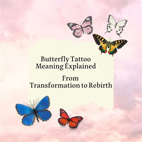 Butterfly Tattoo Meaning Explained From Transformation To Rebirth
