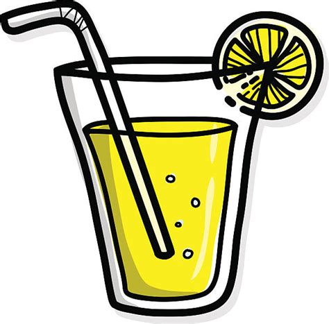 Royalty Free Cartoon Of Lemon Juice Clip Art Vector Images