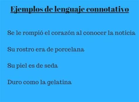 10 Ejemplos De Lenguaje Connotativo Y Denotativo Brainly Lat