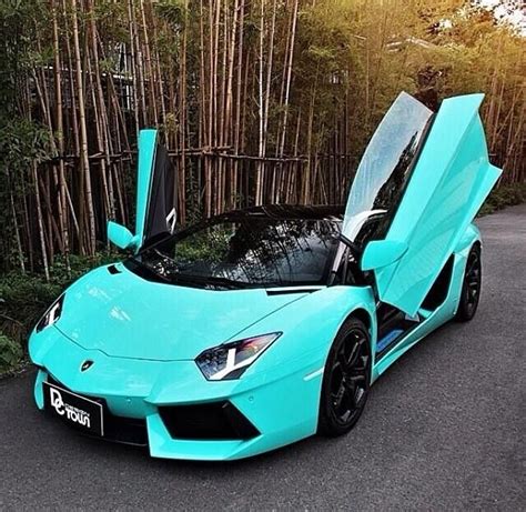 New Turquoise Lambo Blue Lamborghini Lamborghini Sports Cars Luxury