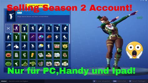 Fortnite Season 2 Account Zu Verkaufenonly Pc Fortnite Battle