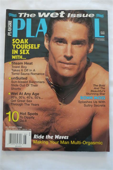 Playgirl Magazine August 1999 The Wet Issue Un Suited Sunkissed Male