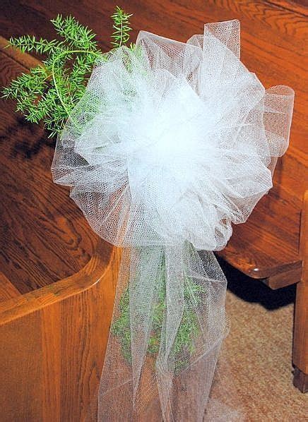 How To Easily Make Wedding Bows With Tulle Artofit