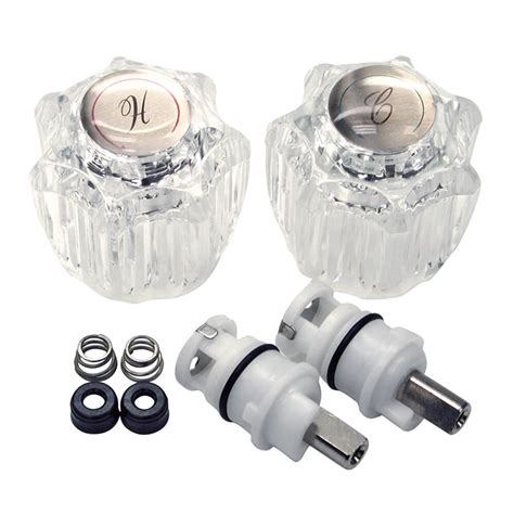 These are also called ball faucets. purchase a replacement parts kit from a reputable hardware store, such as home depot. Complete Faucet Rebuild Trim Kit for Delta Faucets ...