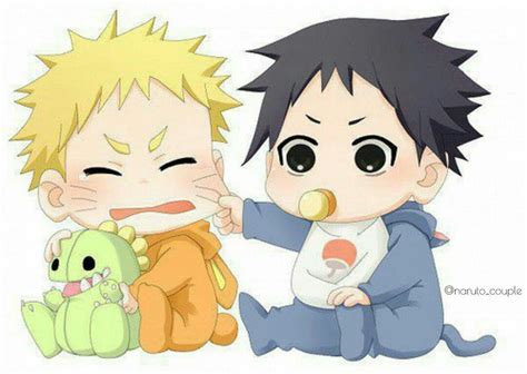 Cute Baby Naruto And Sasuke 😍 Naruto Chibi Personajes De Naruto