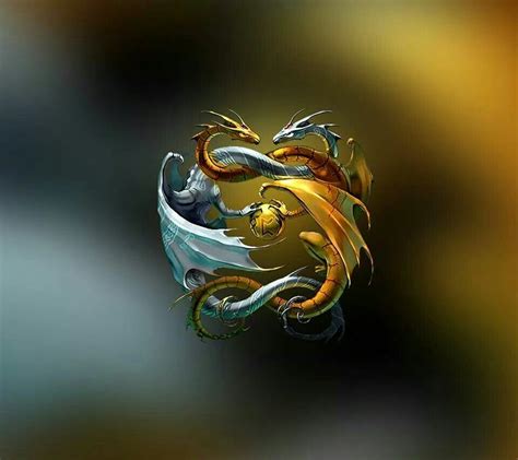 Song Of Ice And Fire Fantasy Dragon Dragon Art Yin Yang 3d