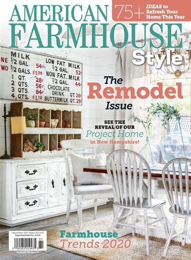 American Farmhouse Style Magazine Afs Feb Mar Back Issue