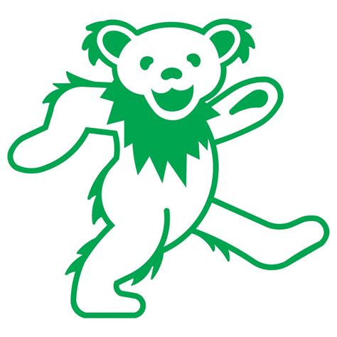 Grateful Dead Dancing Bear Vinyl Decal Sticker For Wall Or