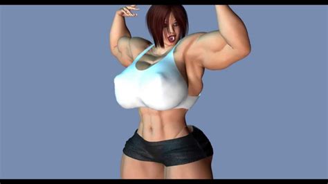 Muscle Girl Inflation Now With Added Muscles YouTube