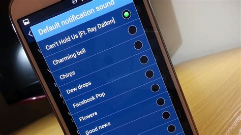 Custom Notifications On Samsung Galaxy S4 Youtube