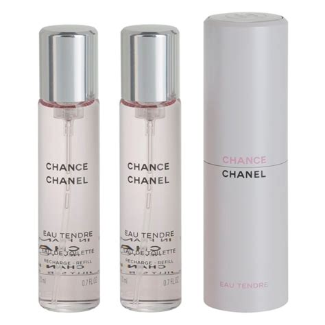 Chanel chance eau tendre 3x20 ml/60 ml refill. Chanel Chance Eau Tendre, Eau de Toilette für Damen 3 x 20 ...