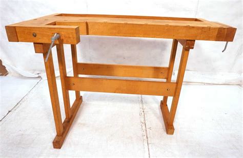 Small Woodworkers Work Bench Table. HABITEK Made
