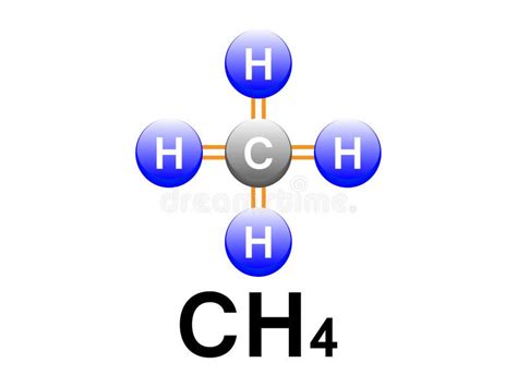 Ch4 Methane Covalent Bonding Methane Formula Diagram Design For