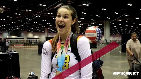 Elia Rubin From Sunshine Volleyball Club Took Time To Talk About Her