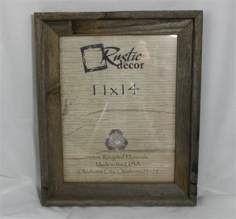 11x14 Rustic Barn Wood Signature Wall Frame By Rusticdecorframes