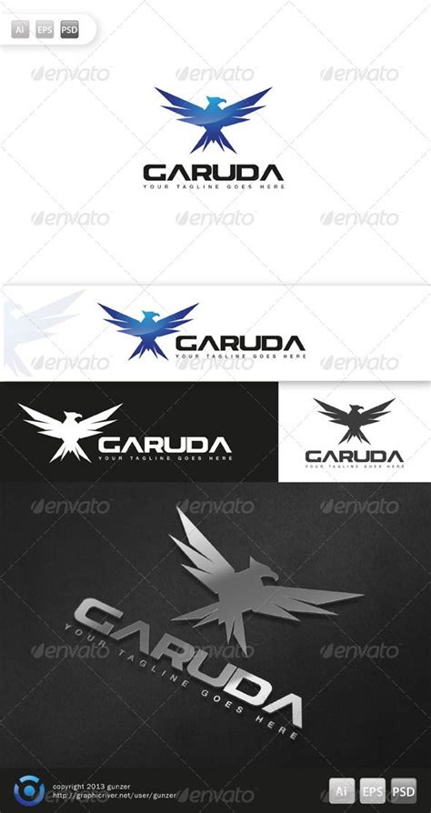 Garuda Logo — Photoshop Psd Symbol Classy • Available Here →