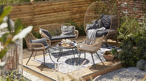 6 or 12 month special financing available. B&Q garden furniture is on sale - get 20% off the trendiest outdoor pieces | Real Homes