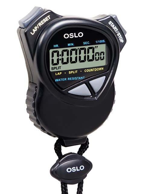 Start countdown timer in just 1 click! Robic 1000W Dual Stopwatch/Countdown Timer- Black: Robic ...