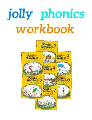 Jolly Phonics Workbook Complete Set From 1 To 7 In One Book By Smith