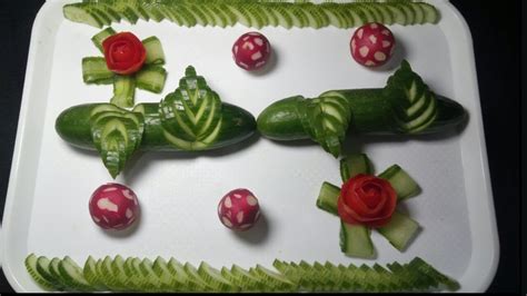 These amazing vegetables boats are easy to make. Salad Decoration ideas-Vegetable Decoration Idea-Healthy ...