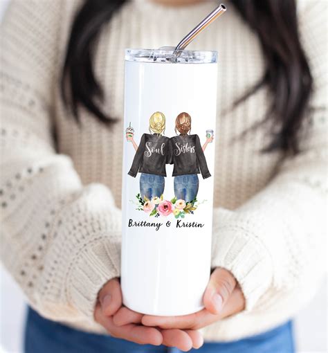 Personalized Best Friends Tumbler Best Friends Travel Mug Etsy