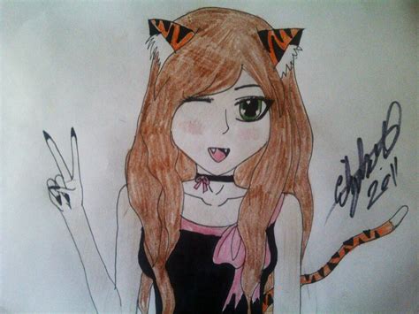 Tiger Girl Anime Drawing Xrosesx © 2020 Aug 31 2011